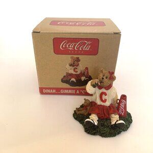 2006 Boyds Bears Figurine Dinah Gimme a C Coca Cola Cheerleader 1st Ed 919938